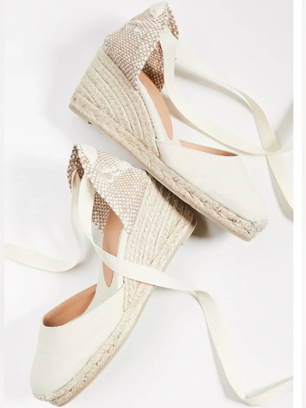 NIB Castañer Carina Wedge Espadrilles Size 38!